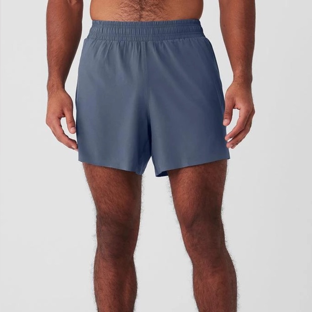 Alo Men's Adapt Running Short Bluestone